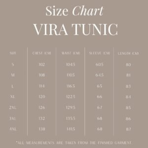 Vira tunika ar garām piedurknēm