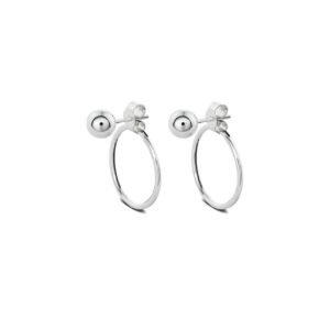 Chord Earrings - Silver