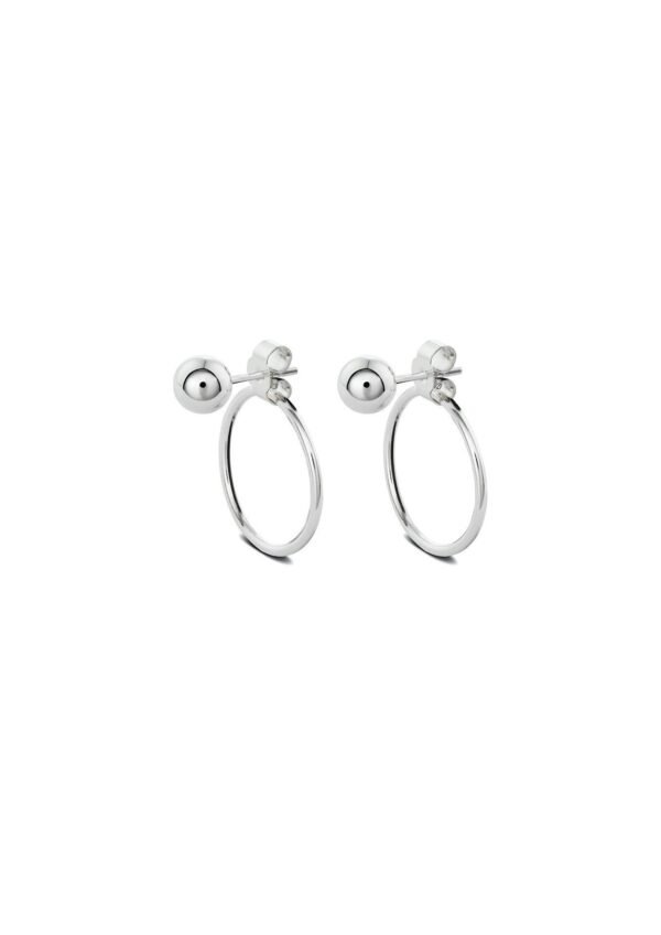 Chord Earrings - Silver