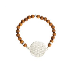 Flower Of Life Bracelet - Sandalwood