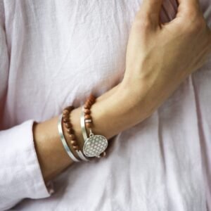 Flower Of Life Bracelet - Sandalwood