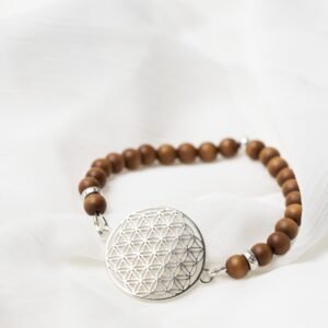 Flower Of Life Bracelet - Sandalwood