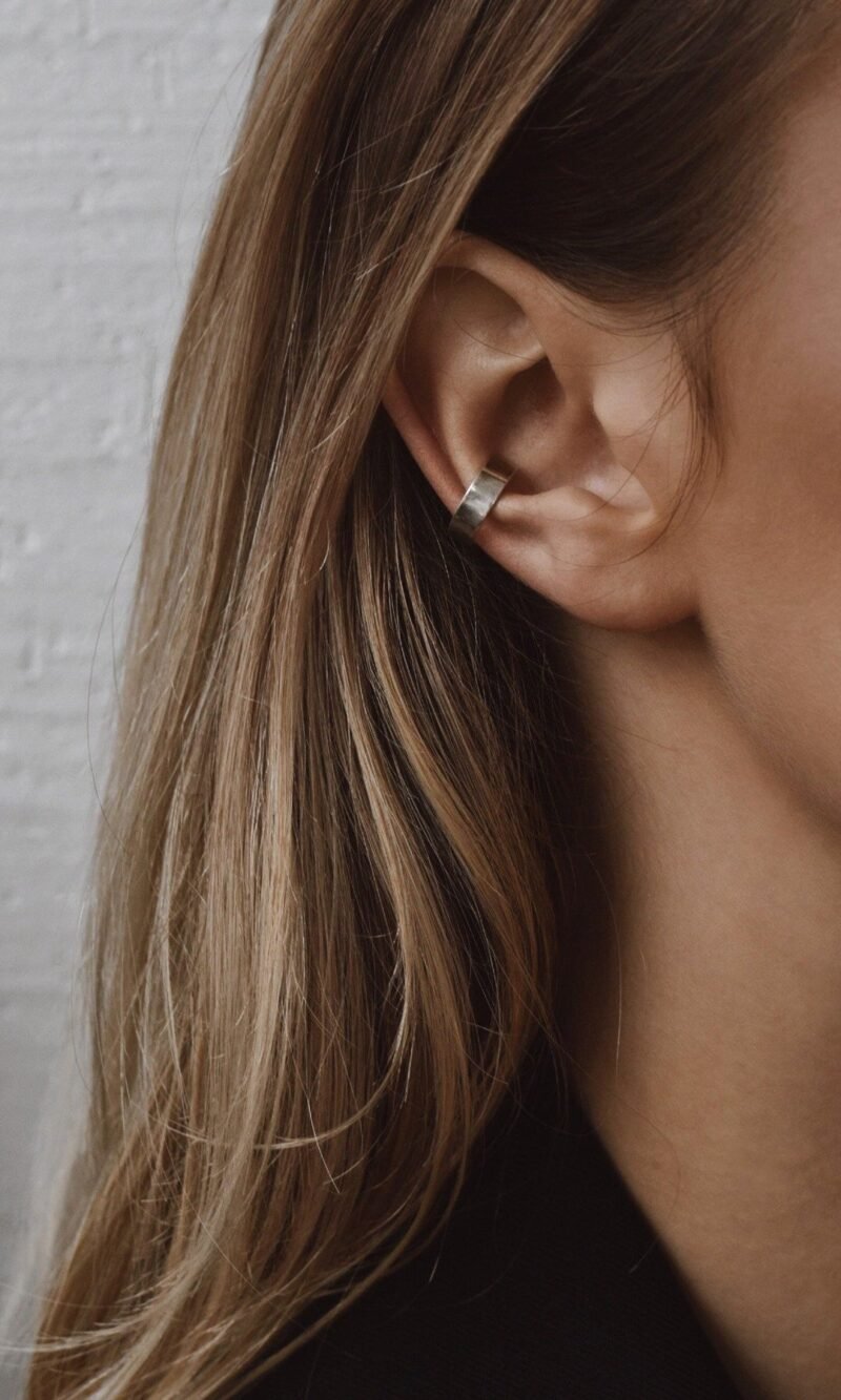 Flat Ear Cuff - Silver