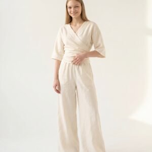 Linen Palazzo Pants