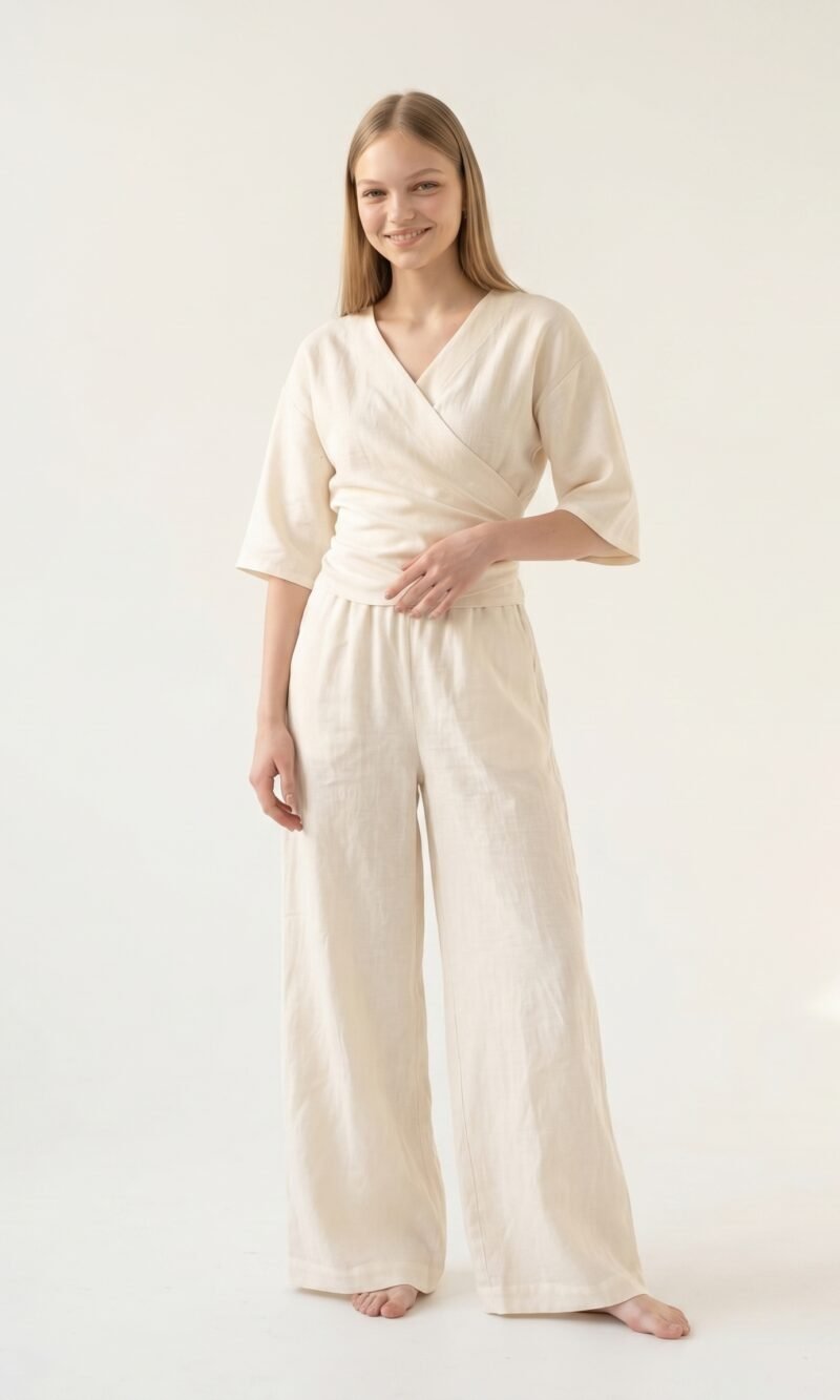 Linen Palazzo Pants