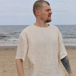 Tejas Unisex Linen T-Shirt