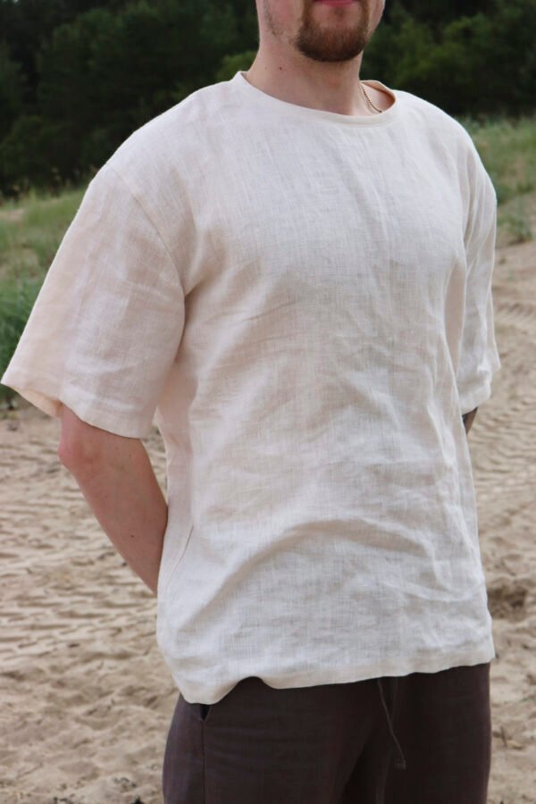 Tejas Unisex Linen T-Shirt