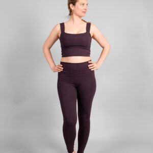 Aurora Women's Yoga Bra - Dark Purple