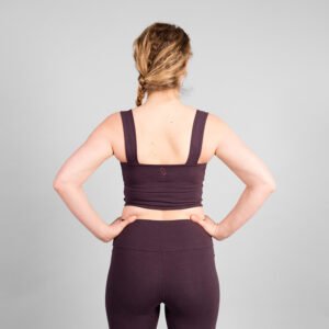 Aurora Women's Yoga Bra - Dark Purple
