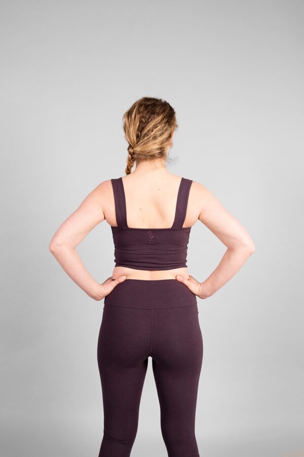 Aurora Women's Yoga Bra - Dark Purple