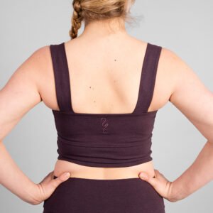 Aurora Women's Yoga Bra - Dark Purple