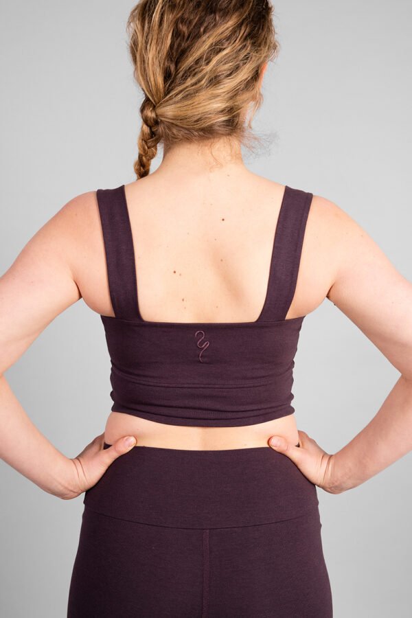 Aurora Women's Yoga Bra - Dark Purple