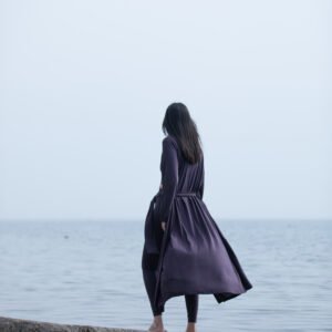 Mizar Kimono - Dark Purple