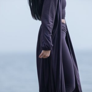 Mizar Kimono - Dark Purple