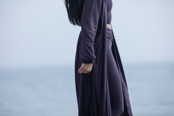 Mizar Kimono - Dark Purple