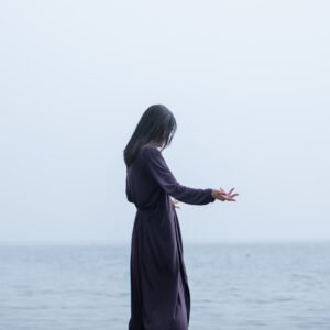 Mizar Kimono - Dark Purple