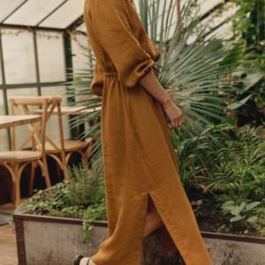 linen-rhapsody-dress-bronze-4d8a3804.jpg Linen Rhapsody Dress - Bronze