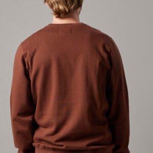 Brushed Crewneck Sweatshirt Brown