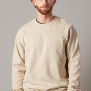 Brushed Crewneck Sweatshirt Ecru