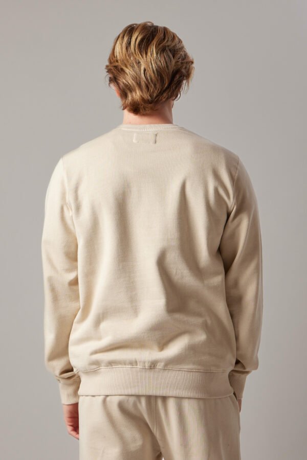 Brushed Crewneck Sweatshirt Ecru