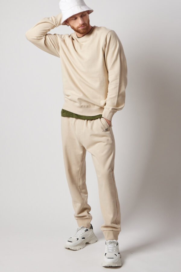 Brushed Joggers Ecru