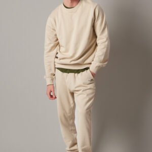 Brushed Crewneck Sweatshirt Ecru