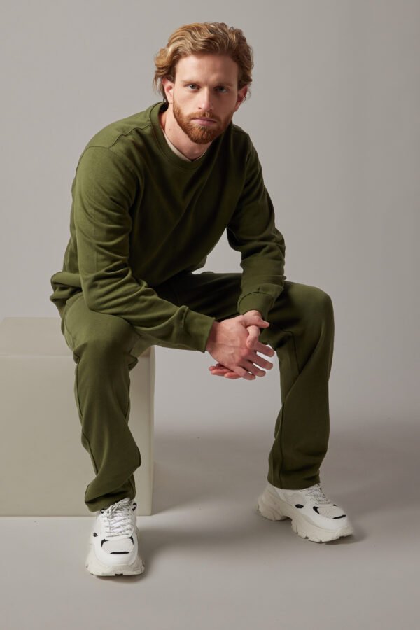 Brushed Crewneck Sweatshirt Green