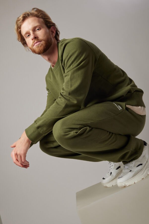 Brushed Crewneck Sweatshirt Green