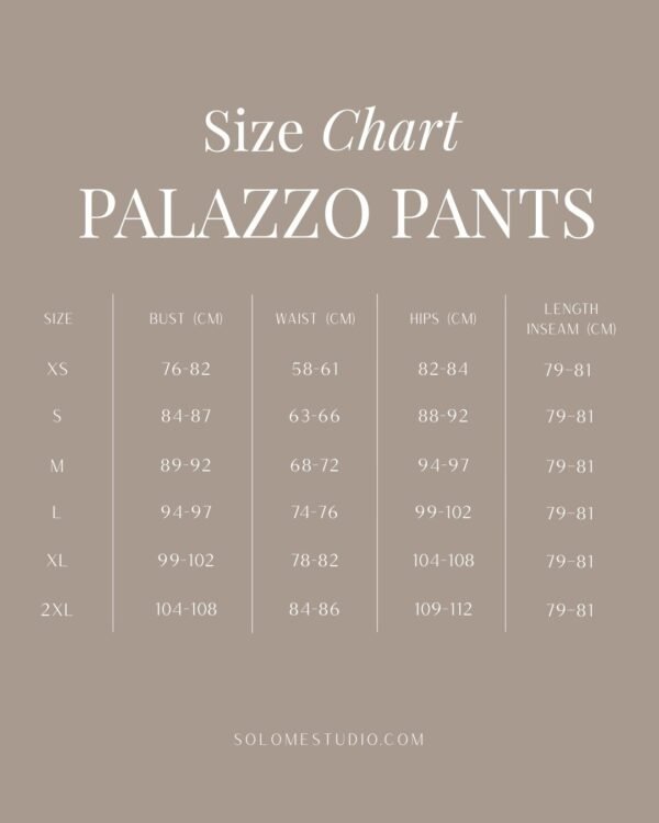 palazzo_pants Plakanas priekšpuses Palazzo bikses