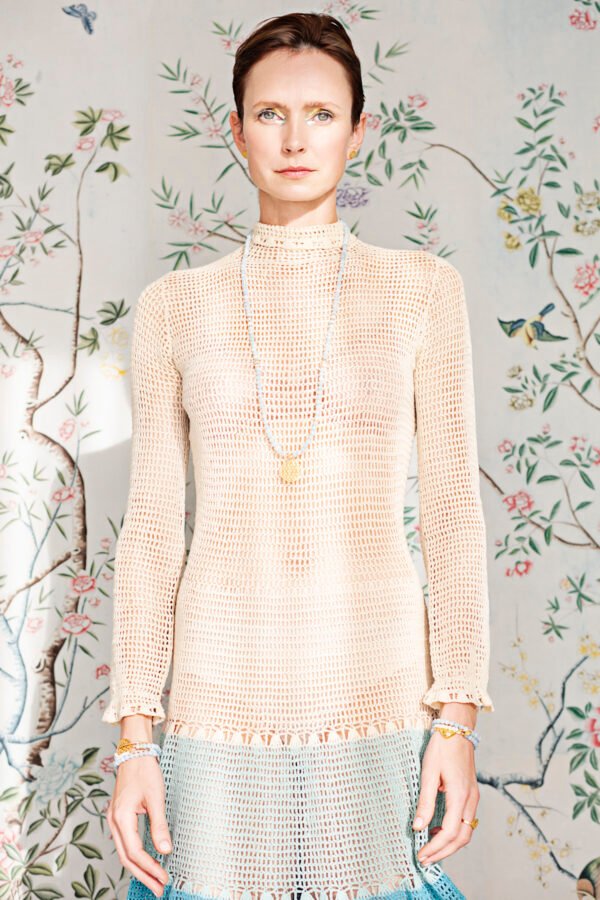 Flower Of Life Bracelet - Aquamarine