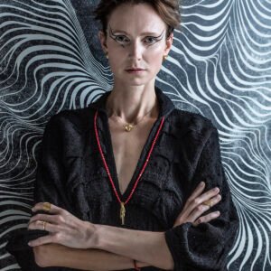 web-_35A0896-Edit-1-3.jpg Sekhmet Fire Stud Earrings