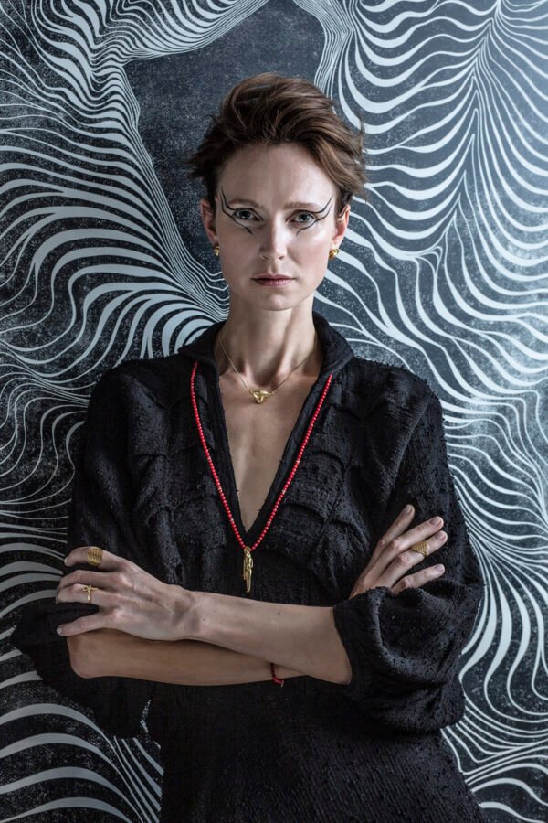 web-_35A0896-Edit-1-3.jpg Sekhmet Fire Stud Earrings