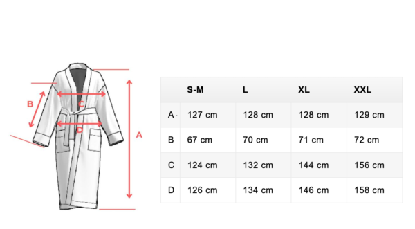 Long Waffle Fabric Robe for Men