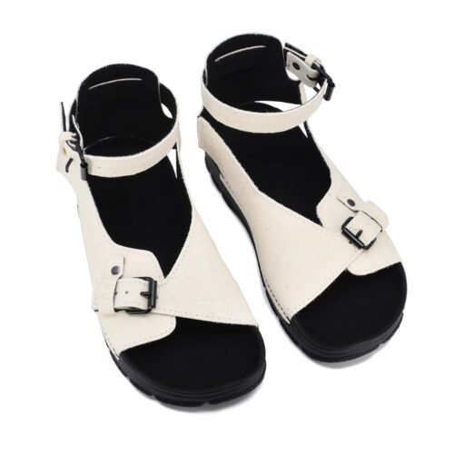 TOKU Athens Vegan Sandals – White
