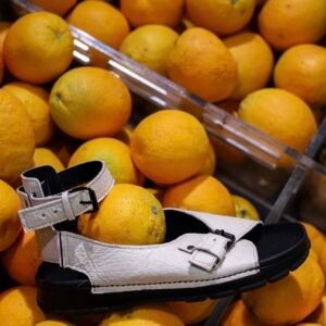 TOKU Athens Vegan Sandals – White