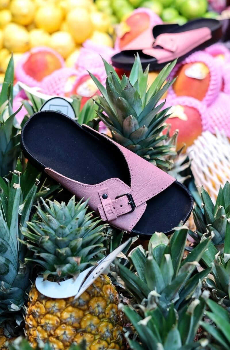 vegan leather sandals