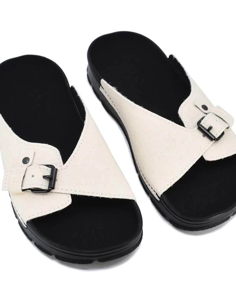 TOKU Rome Vegan Sandals - White