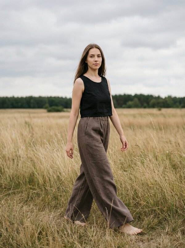 top_set_blasck_2 Soma Wide-Leg Linen Pants